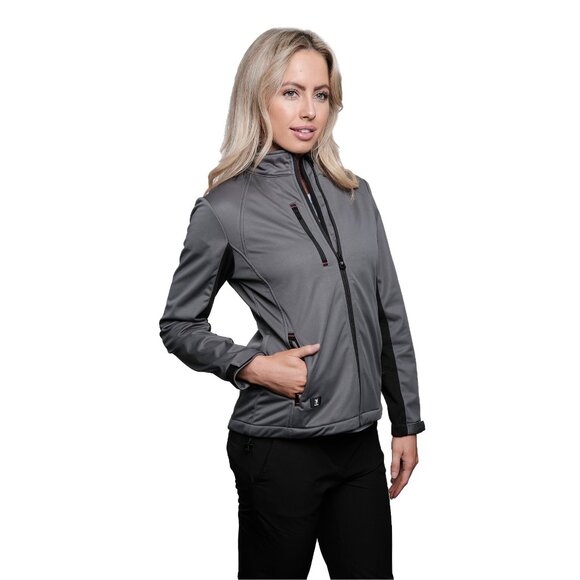 Monarch Grey/Black Softshell Jacket - Picture 6 of 8